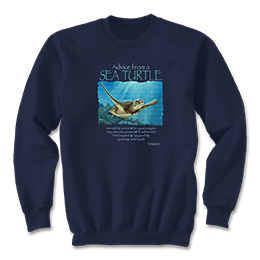 Navy Advice Sea Turtle Sweatshirts 