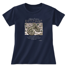 Navy Advice Rattlesnake Ladies T-Shirts 