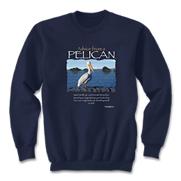 Navy Advice Pelican Sweatshirts 