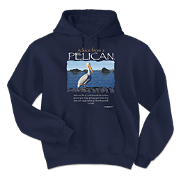Navy Advice Pelican Hooded Sweatshirts 