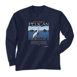 Navy Advice Pelican Long Sleeve Tees 