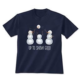 Navy Up to Snow Good T-Shirts 