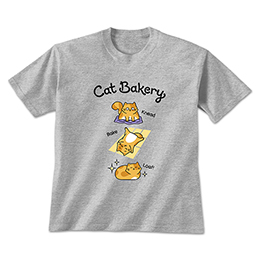 Sports Grey Cat Bakery T-Shirts 