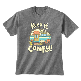 Graphite Heather Keep it Campy T-Shirt 