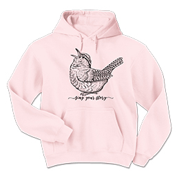 Light Pink Sing Your Story Hooded Sweatshirts 