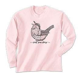 Light Pink Sing Your Story Long Sleeve Tees 