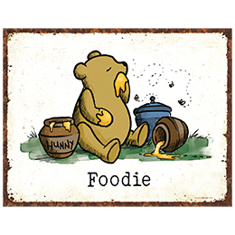 NA Foodie Tin Sign 