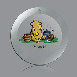 Clear Foodie Ornament 