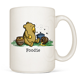 White Foodie Coffee Mugs 