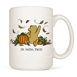 White Oh Hello Fall Coffee Mugs 