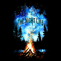 Black The Night Life T-Shirt 