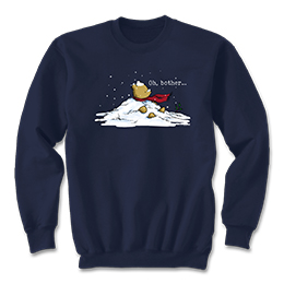 Navy Oh Bother - Snow Pile Sweatshirts 