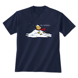 Navy Oh Bother - Snow Pile T-Shirts 