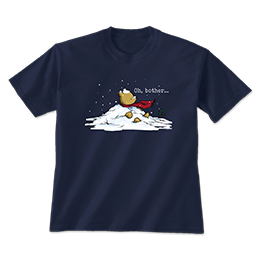 Navy Oh Bother - Snow Pile T-Shirts 