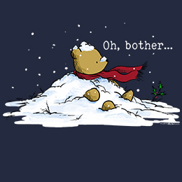 Navy Oh Bother - Snow Pile T-Shirt 