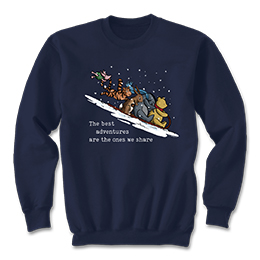 Navy The Best Adventures Sweatshirts 