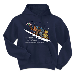 Navy The Best Adventures Hooded Sweatshirts 