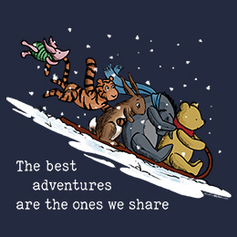 Navy The Best Adventures T-Shirt 