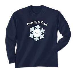 Navy One of a Kind Long Sleeve Tees 