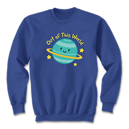 Royal Blue Out of This World Sweatshirts 