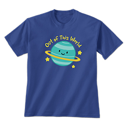 Royal Blue Out of This World T-Shirt 