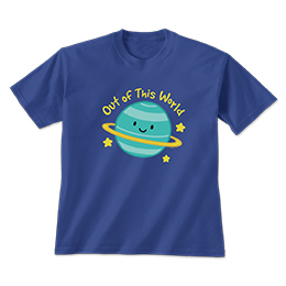 Royal Blue Out of This World T-Shirts 