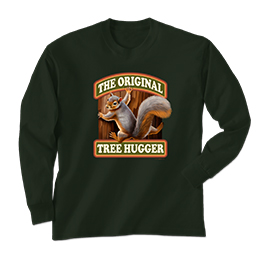 Forest Green Original Tree Hugger Long Sleeve Tees 